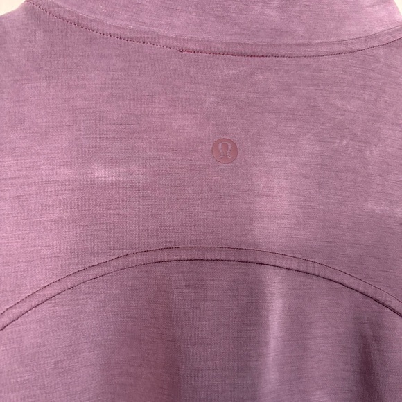 Lululemon Softstreme Half-Zip *Long Sequoia Purple Large - Picture 3 of 10